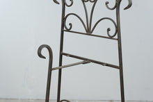 Load image into Gallery viewer, Tall Metal Folding Bakers Rack Plant Stand Scrollwork 54 Inch
