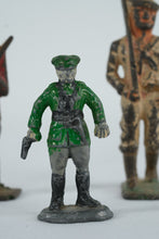 Load image into Gallery viewer, Vintage Cast Metal Toy Soldiers Lot Mountie Cowboy Police Figures
