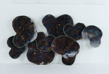 Load image into Gallery viewer, Midnight Petals Metal Art – 46&quot; x 23&quot;
