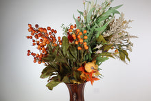 Load image into Gallery viewer, Metal Elegant Expressions Vase with Artificial Bouquet
