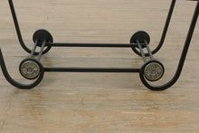 Load image into Gallery viewer, Wrought Iron &amp; Glass Coffee Table – 48” Wide x 25” Deep x 18” Tall
