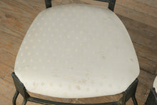 Load image into Gallery viewer, Ornate Metal &amp; Glass Dining Set – 5-Piece Square Table with Sculpted Metal Base
