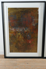 Load image into Gallery viewer, B Foreman Abstract Art Pair Framed Contemporary Mixed Media Style Wall Decor 33x48
