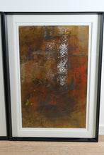 Load image into Gallery viewer, B Foreman Abstract Art Pair Framed Contemporary Mixed Media Style Wall Decor 33x48

