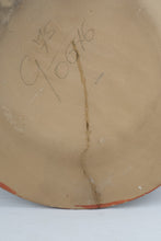 Load image into Gallery viewer, Mexican Aztec Calendar Pottery Wall Plate 21 Inch Hand Painted Style Repaired
