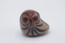 Load image into Gallery viewer, Mexican Tonala Pottery Owl Figurine Hand Painted Folk Art Mexico 3 Inch
