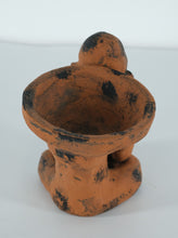 Load image into Gallery viewer, Handmade Mexico Terracotta Seated Figure Vessel – Rustic Folk Art Sculpture, 6" Wide
