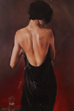 Load image into Gallery viewer, Michael J Austin The Black Drape Poster Framed Park Walk Gallery 43 x 31
