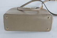 Load image into Gallery viewer, Michael Kors Cindy Dome Satchel Pebbled Leather Taupe Crossbody Bag - Online Only
