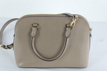 Load image into Gallery viewer, Michael Kors Cindy Dome Satchel Pebbled Leather Taupe Crossbody Bag - Online Only
