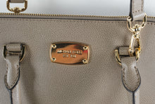 Load image into Gallery viewer, Michael Kors Cindy Dome Satchel Pebbled Leather Taupe Crossbody Bag - Online Only
