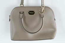 Load image into Gallery viewer, Michael Kors Cindy Dome Satchel Pebbled Leather Taupe Crossbody Bag - Online Only
