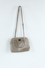 Load image into Gallery viewer, Michael Kors Cindy Dome Satchel Pebbled Leather Taupe Crossbody Bag - Online Only
