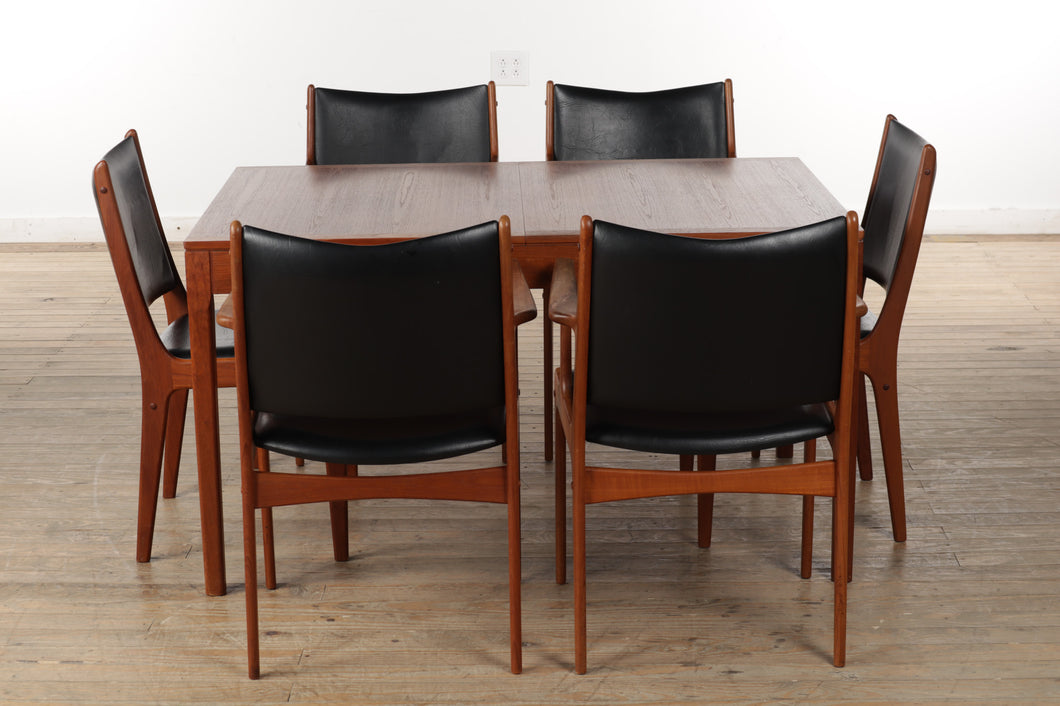 Mid Century Danish Teak Dining Set - Uldum Mobelfabrik