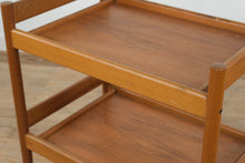 Load image into Gallery viewer, Mid-Century Two-Tier Rolling Cart
