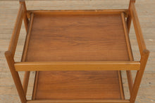 Load image into Gallery viewer, Mid-Century Two-Tier Rolling Cart
