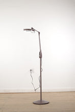 Load image into Gallery viewer, Mid Century Industrial Dazor Floating Magnifying Floor Lamp
