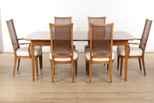 Load image into Gallery viewer, Walnut Mid Century Pan-Tempo Dining Set by Drexel
