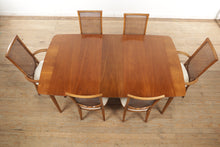 Load image into Gallery viewer, Walnut Mid Century Pan-Tempo Dining Set by Drexel
