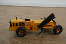 Load image into Gallery viewer, 1970s Tonka Mighty Road Grader Pressed Steel Construction Toy

