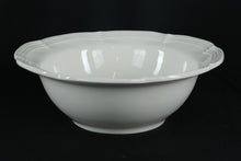 Load image into Gallery viewer, Mikasa “French Countryside” Large Serving Bowl – White Stoneware, 14" Round x 4.5" Deep
