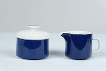 Load image into Gallery viewer, Mikasa Provencal C2900 Cobalt Blue Creamer and Sugar Bowl Set Japan
