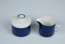 Load image into Gallery viewer, Mikasa Provencal C2900 Cobalt Blue Creamer and Sugar Bowl Set Japan
