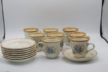 Load image into Gallery viewer, Mikasa Garden Club Day Dreams EC461 16 Piece Cups Saucers Set Japan
