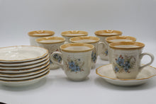 Load image into Gallery viewer, Mikasa Garden Club Day Dreams EC461 16 Piece Cups Saucers Set Japan
