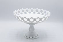 Load image into Gallery viewer, Westmoreland Milk Glass 10 Inch Belled Bowl Pedestal Compote

