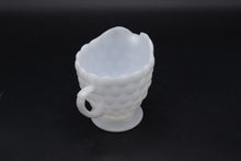 Load image into Gallery viewer, Vintage Milk Glass Hobnail Creamer and Sugar Bowl Set
