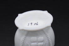Load image into Gallery viewer, Vintage Milk Glass Paneled Grape Creamer and Sugar Bowl With Lid
