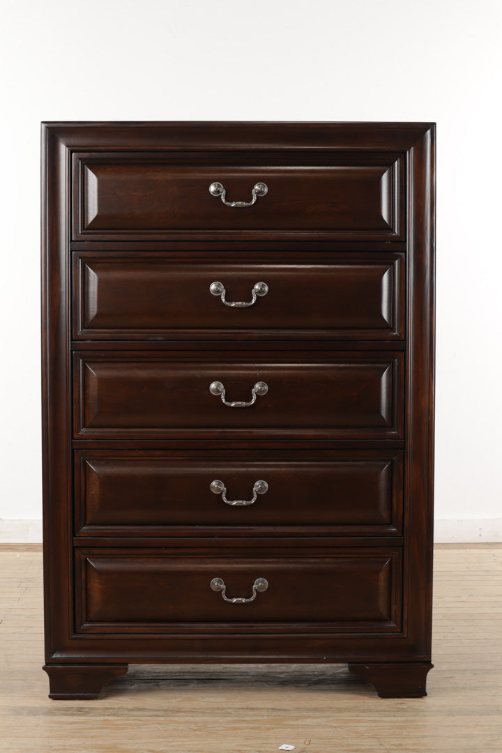Mill Valley II Cherry 5-Drawer Chest of Drawers