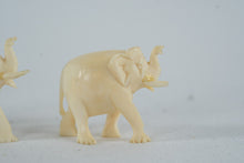 Load image into Gallery viewer, Vintage Celluloid Animal Figurines Horses and Elephants Miniature Set
