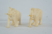 Load image into Gallery viewer, Vintage Celluloid Animal Figurines Horses and Elephants Miniature Set
