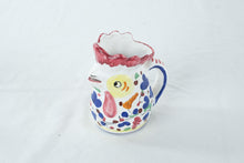 Load image into Gallery viewer, Vintage Italian Hand Painted Rooster Creamer Pitcher Ceramic 4.75 Inch
