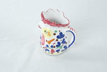 Load image into Gallery viewer, Vintage Italian Hand Painted Rooster Creamer Pitcher Ceramic 4.75 Inch
