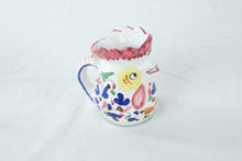 Load image into Gallery viewer, Vintage Italian Hand Painted Rooster Creamer Pitcher Ceramic 4.75 Inch
