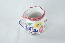 Load image into Gallery viewer, Vintage Italian Hand Painted Rooster Creamer Pitcher Ceramic 4.75 Inch
