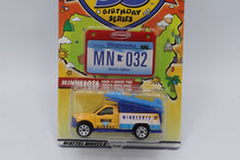 Load image into Gallery viewer, Matchbox Across America 50th Birthday Series – Minnesota Ford F-Series Fire Truck (MN 032)
