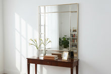 Load image into Gallery viewer, Modern Beveled Wall Mirror Rectangular Framed Glass Panel Design
