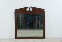 Load image into Gallery viewer, Vintage Mahogany Broken Pediment Wall Mirror 42 x 39

