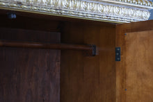 Load image into Gallery viewer, Pulaski Bellissimo Mirrored Armoire Cabinet with Gilt Accents

