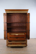 Load image into Gallery viewer, Pulaski Bellissimo Mirrored Armoire Cabinet with Gilt Accents
