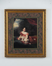 Load image into Gallery viewer, &quot;Portrait Miss Peel&quot; – Framed Reproduction in Gold Leaf Frame by Windsor Art
