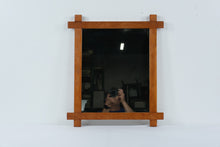 Load image into Gallery viewer, Mission Style Wood Wall Mirror Arts and Crafts Craftsman Frame 20 x 23
