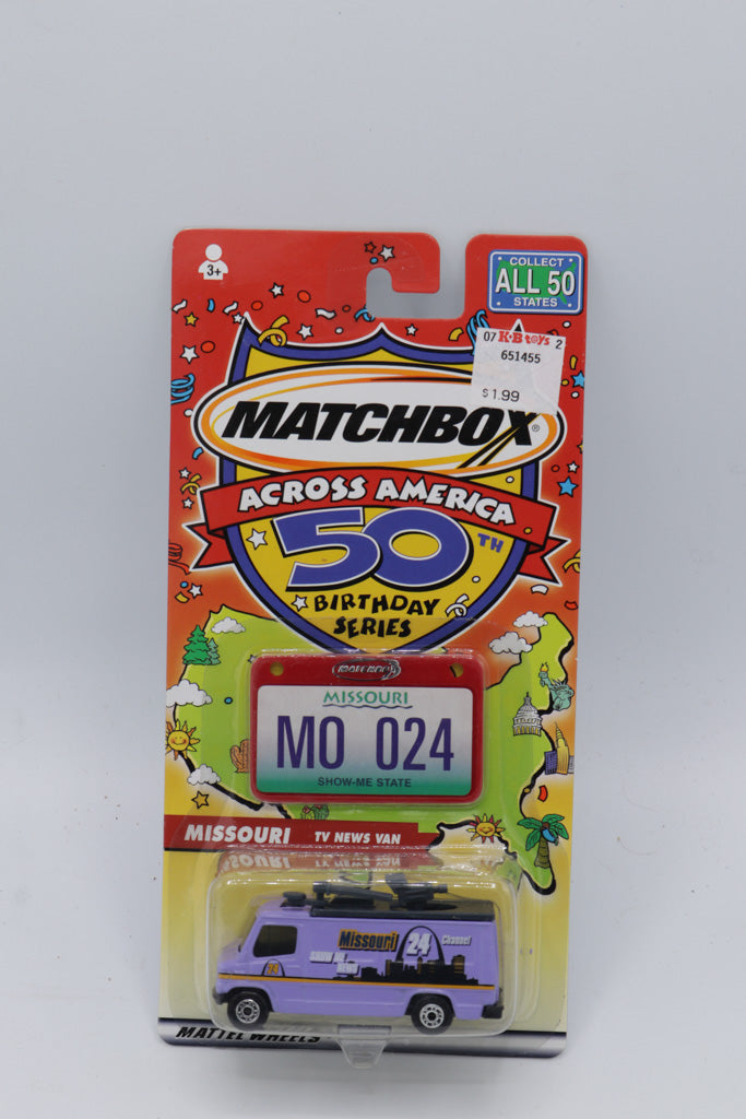 Matchbox Across America 50th Birthday Series – Missouri TV News Van (MO 024)