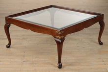 Load image into Gallery viewer, Mister Wilson&#39;s Coffee Table with Brass Banding - 38&quot; Sq
