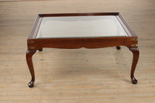 Load image into Gallery viewer, Mister Wilson&#39;s Coffee Table with Brass Banding - 38&quot; Sq
