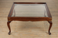 Load image into Gallery viewer, Mister Wilson&#39;s Coffee Table with Brass Banding - 38&quot; Sq
